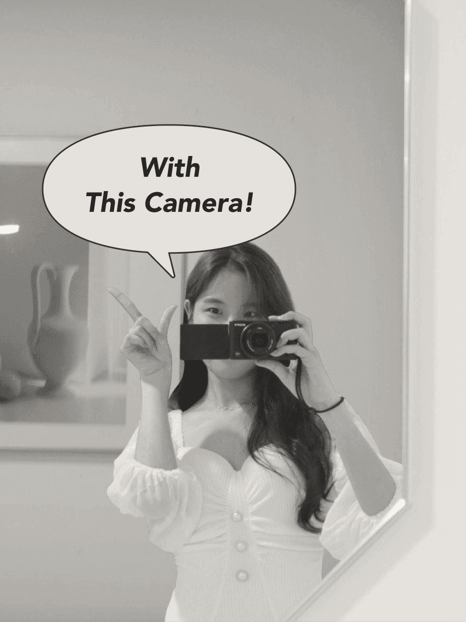 Selfie with a camera